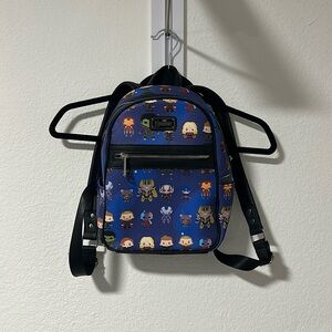 Loungefly Disney Marvel Avengers Mini Backpack Infinity War Chibi Print